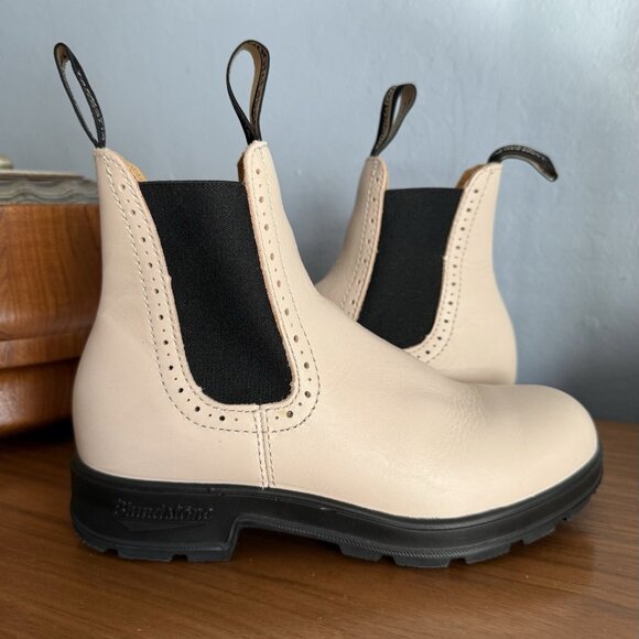 Blundstone Original HIGH-TOP Chelsea BOOT 2156 Pearl White AU 3 / US 5.5 6 - Picture 3 of 12